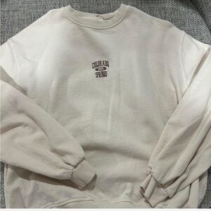 Urban Outfitters Cream Sweatshirt